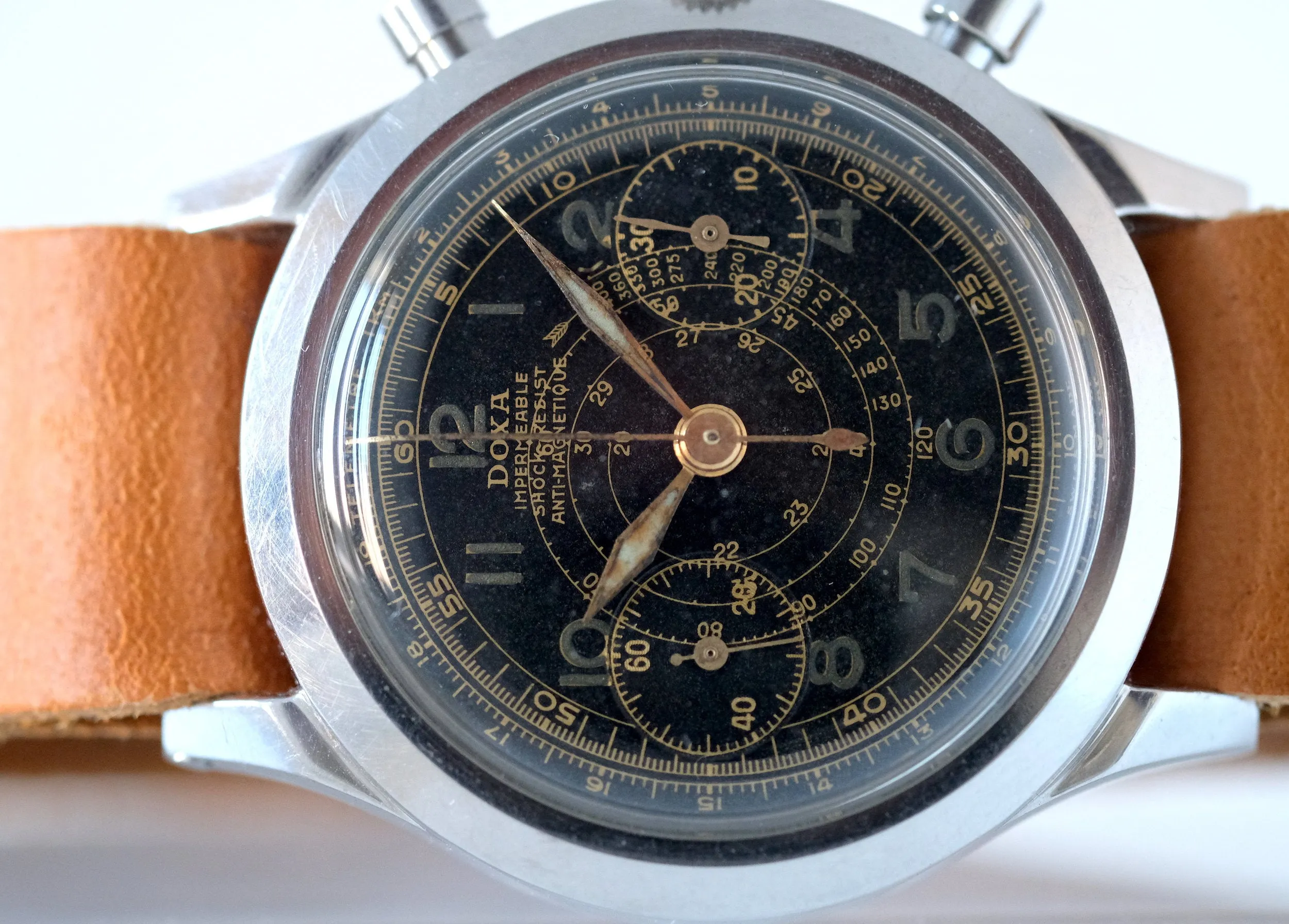 Doxa Oversized Chronograph with Gilt Dial