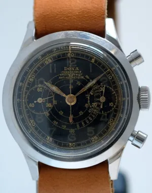 Doxa Oversized Chronograph with Gilt Dial