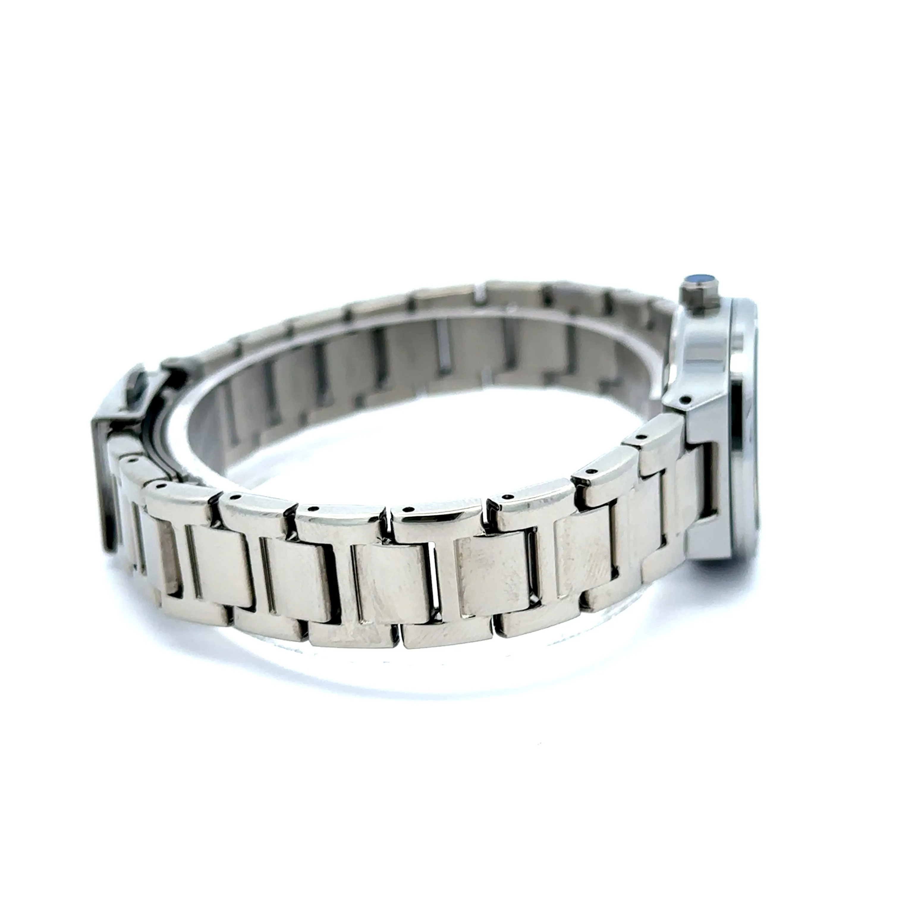 DRENIC ALLOY SILVER STAINLESS ICED OUT MENS WATCH I 551941