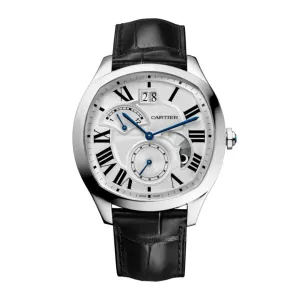 Drive de Cartier Steel Large Date Watch