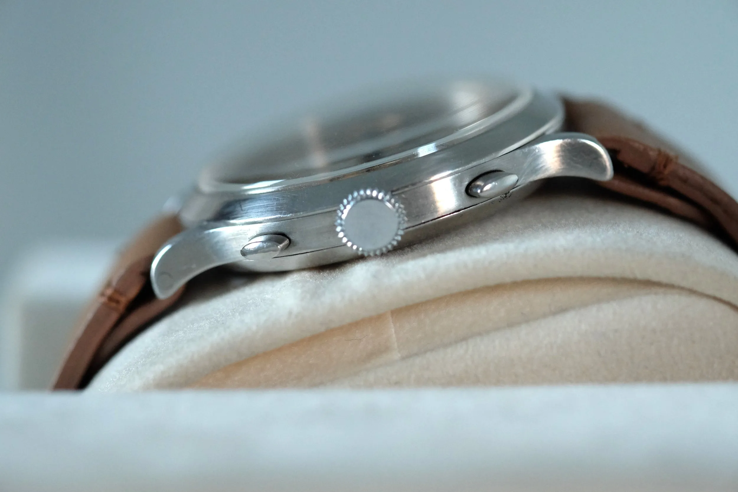 Eberhard Oversized Double-Pusher Chronograph Watch