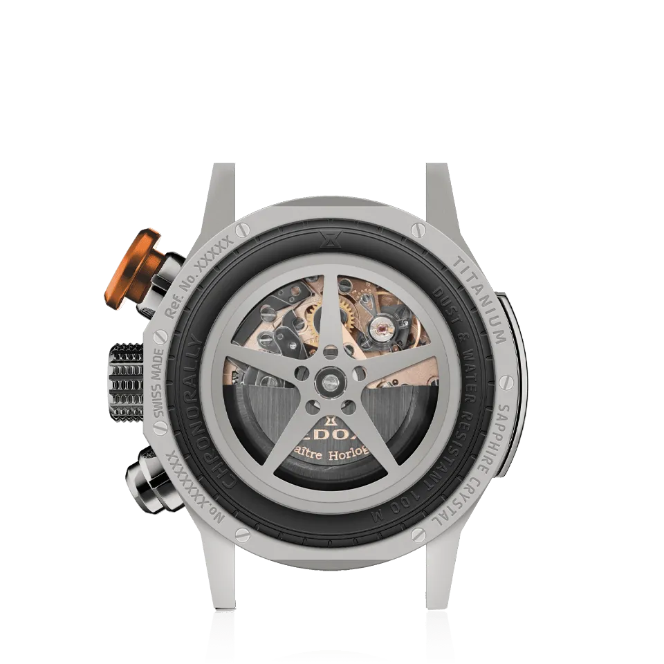 EDOX SWISS MADE 01129-TGNOCO-GNO CHRONORALLY AUTOMATIC