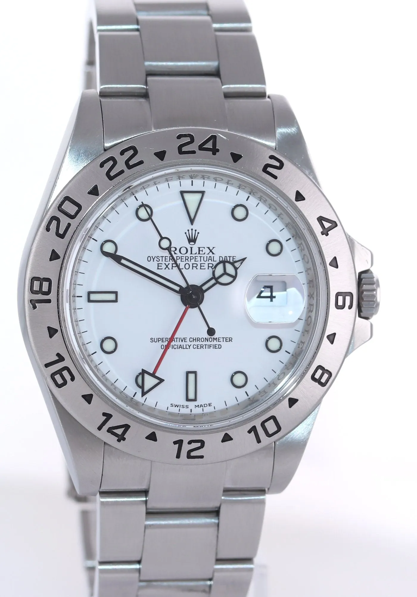ENGRAVED REHAUT Rolex Explorer II 16570 Polar 3186 Watch Box Random Serial
