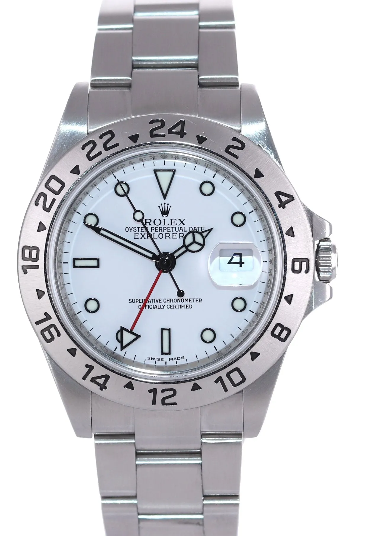 ENGRAVED REHAUT Rolex Explorer II 16570 Polar 3186 Watch Box Random Serial