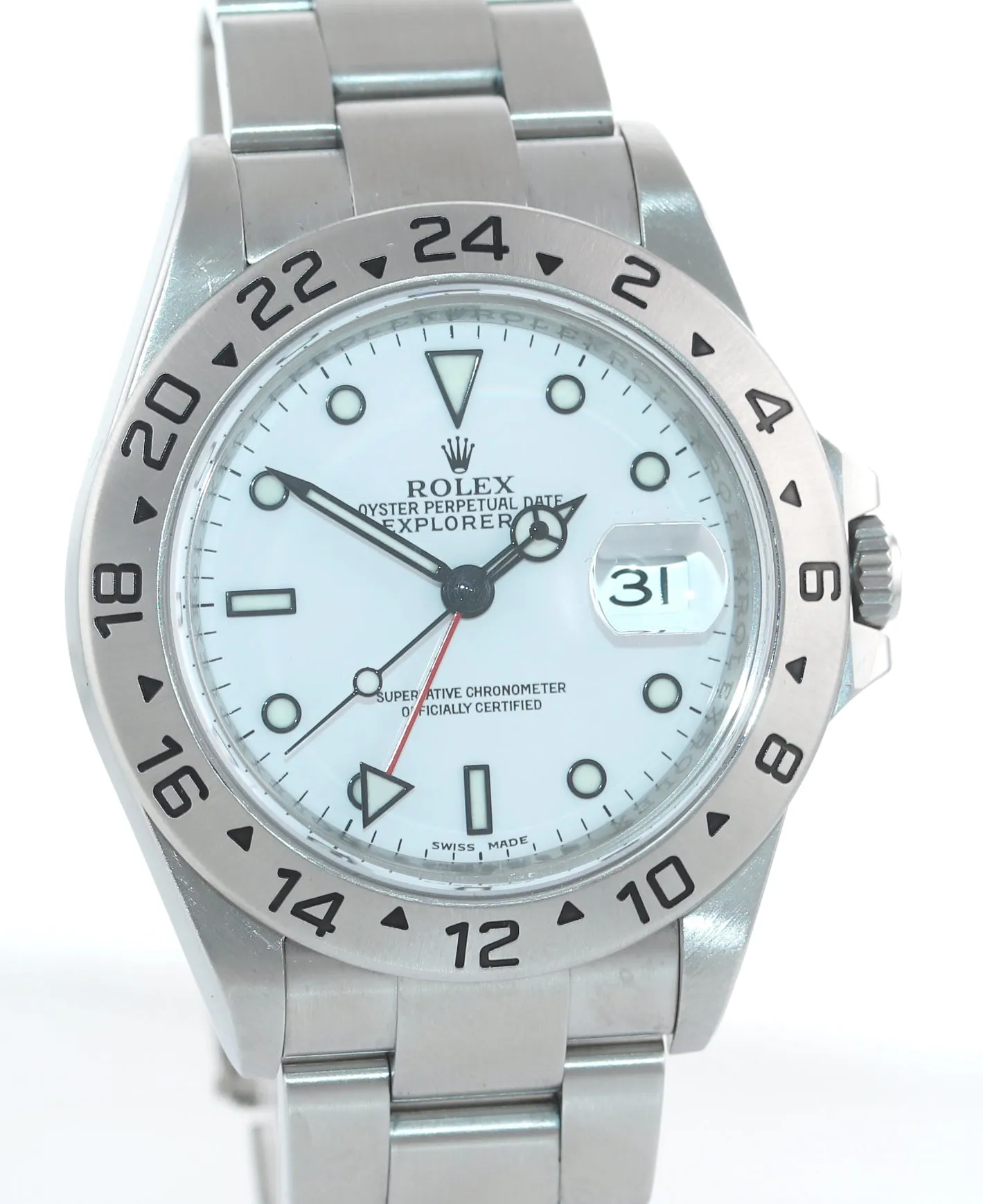 ENGRAVED REHAUT Rolex Explorer II 16570 Polar 40mm Date 3186 Watch Box