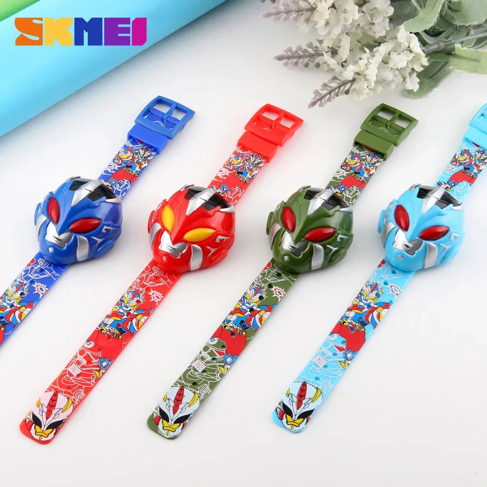 Fashion Creative Cartoon Watch SKMEI Brand Children's Watches Digital Wrist watches For Kids Boy Girl