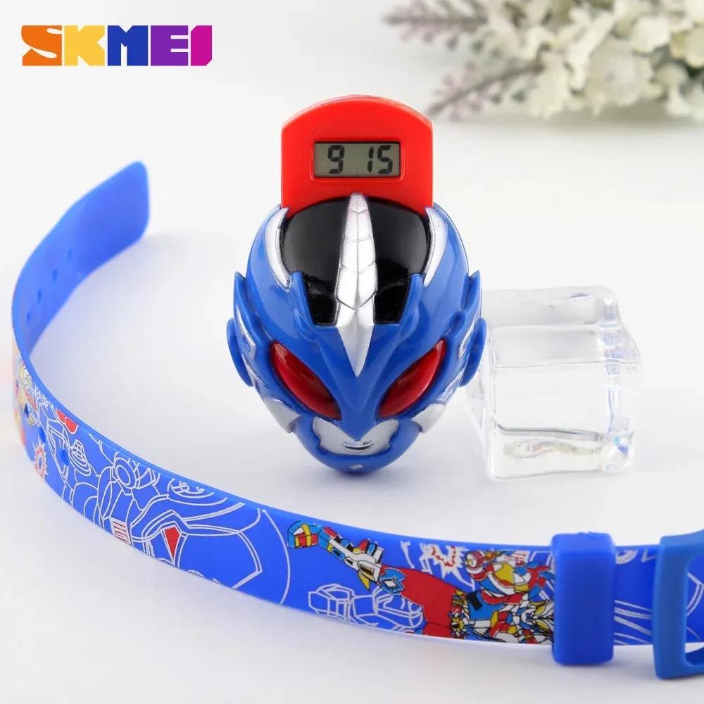 Fashion Creative Cartoon Watch SKMEI Brand Children's Watches Digital Wrist watches For Kids Boy Girl