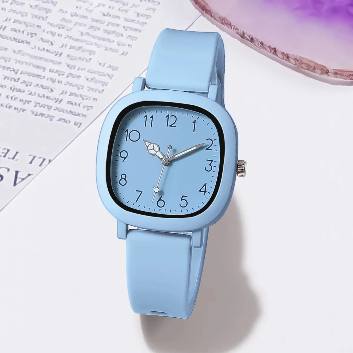 Fashion Women Watch Silicone Quartz ladies  Wristwatch
