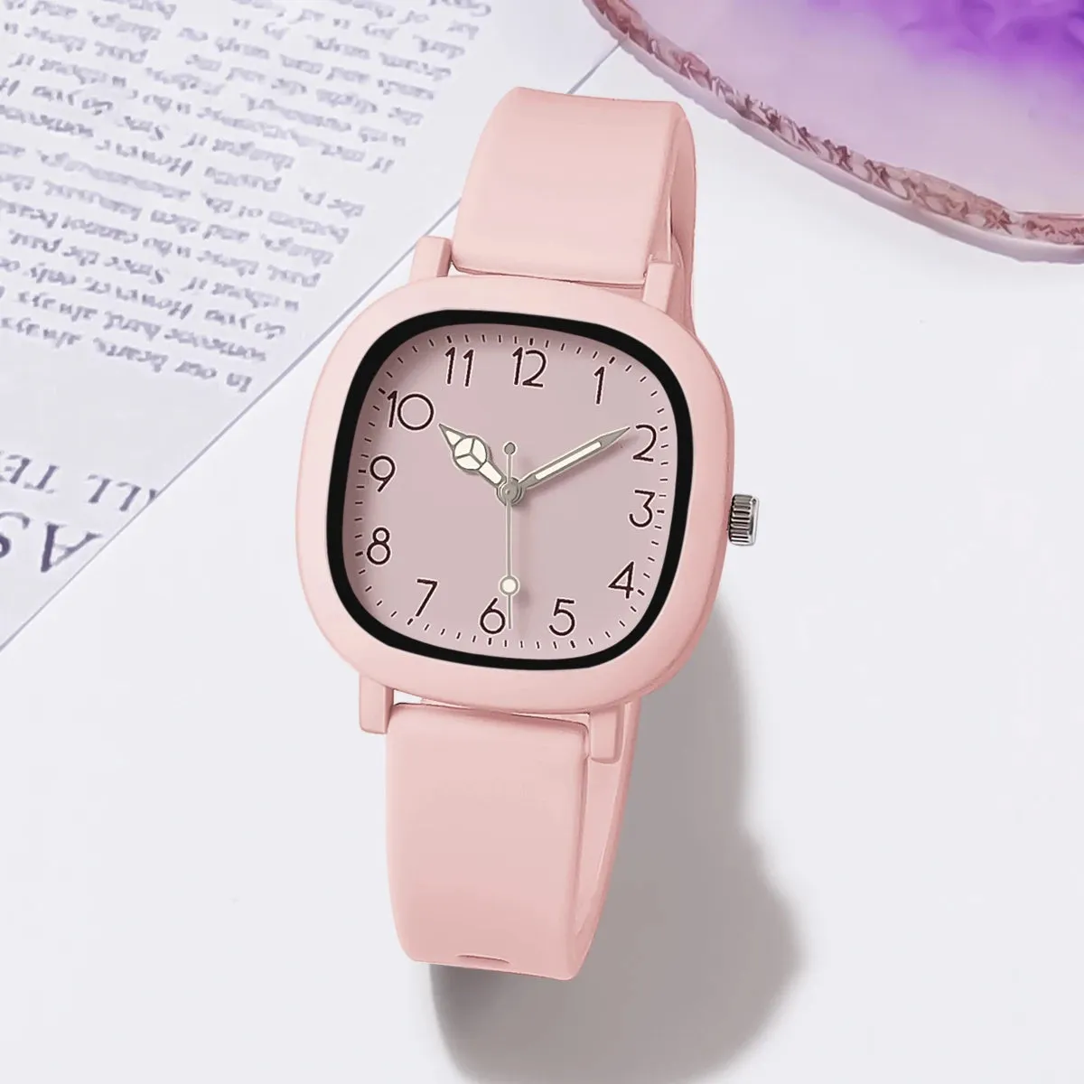 Fashion Women Watch Silicone Quartz ladies  Wristwatch