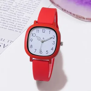 Fashion Women Watch Silicone Quartz ladies  Wristwatch
