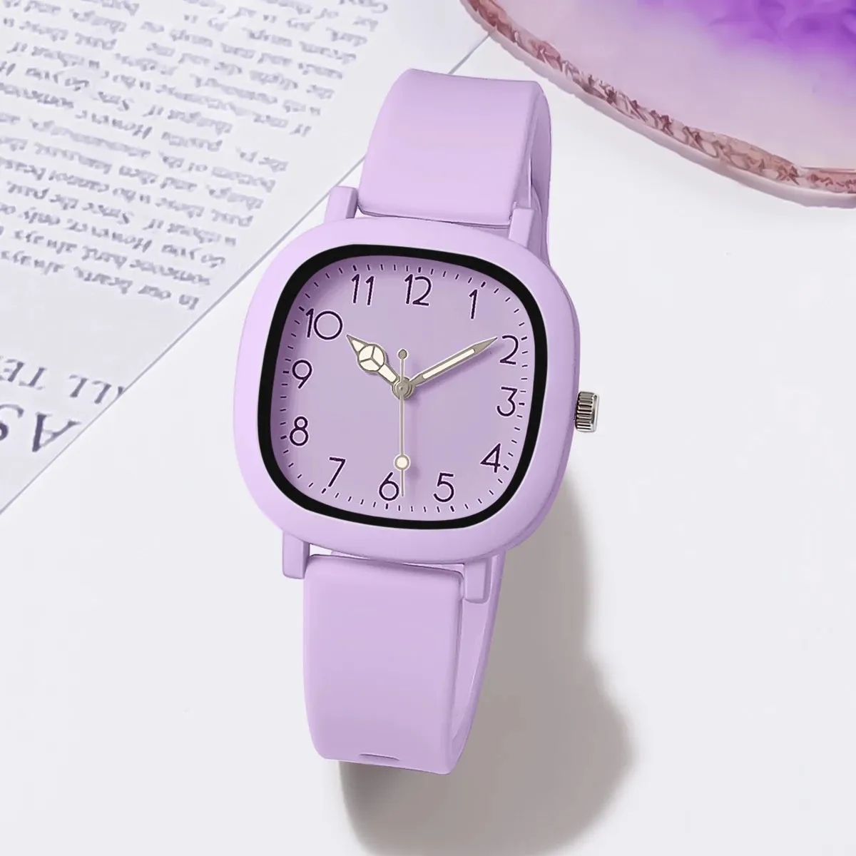 Fashion Women Watch Silicone Quartz ladies  Wristwatch