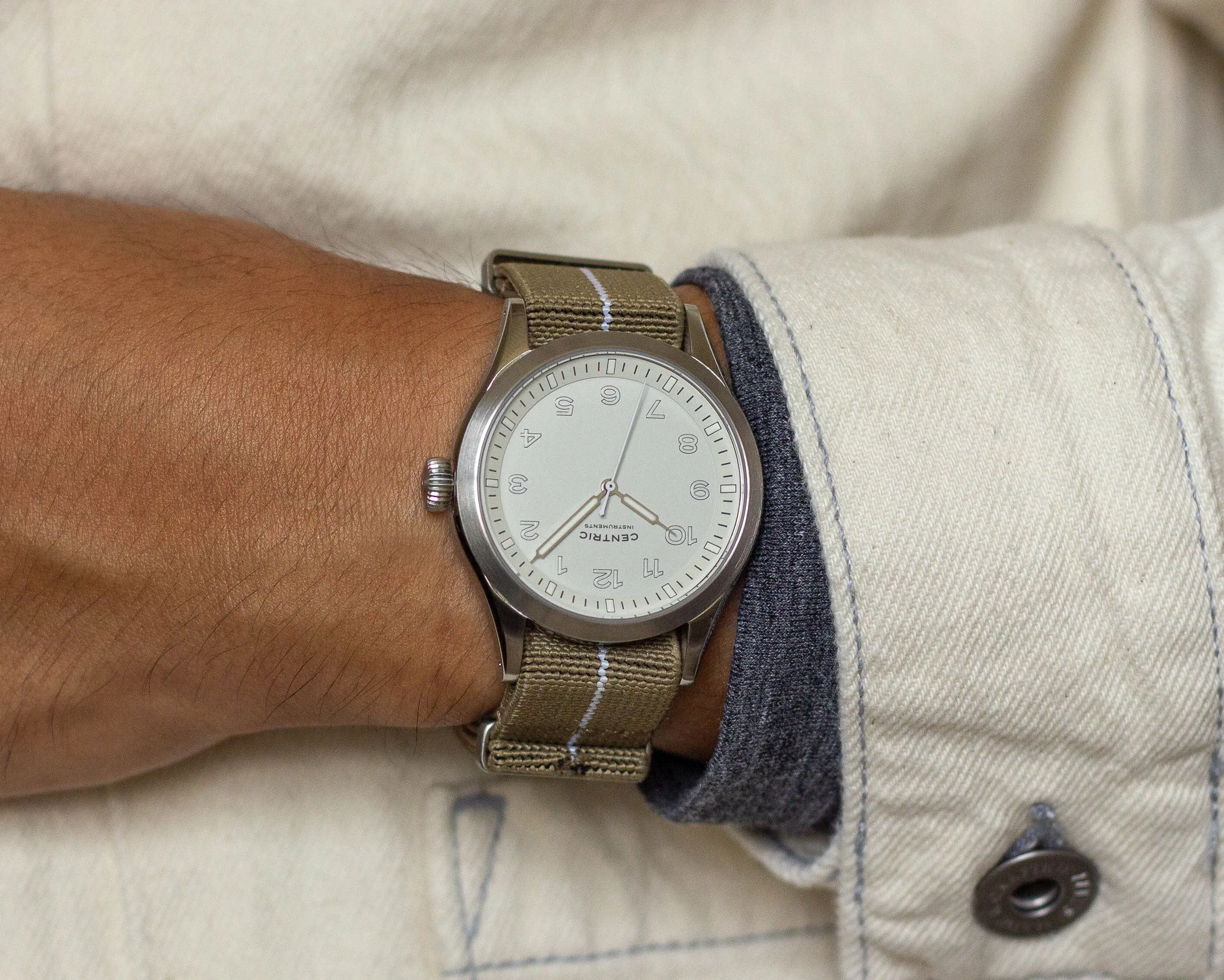 Field Watch MkIII Standard (Ivory) - Nylon Strap