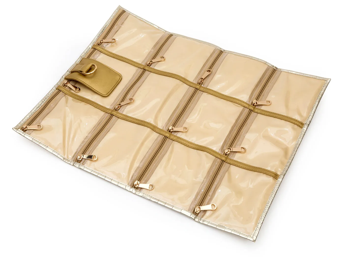 Foldable Jewellery Organiser - 12 Compartments