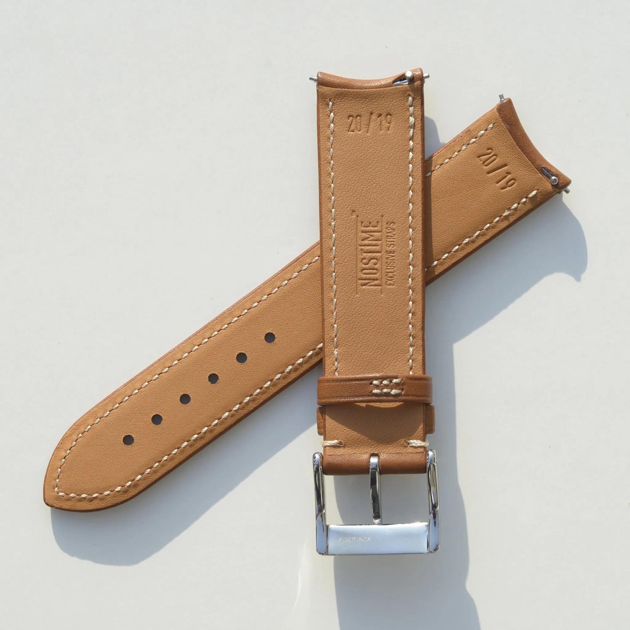 For F.P.JOURNE GOLD TAN NOVONAPPA SMOOTH CALF STRAP