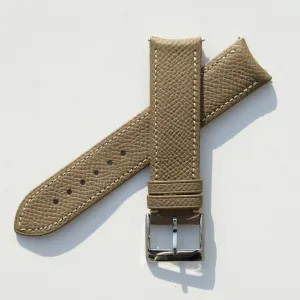 For F.P.JOURNE TAUPE GRAINED CALF STRAP