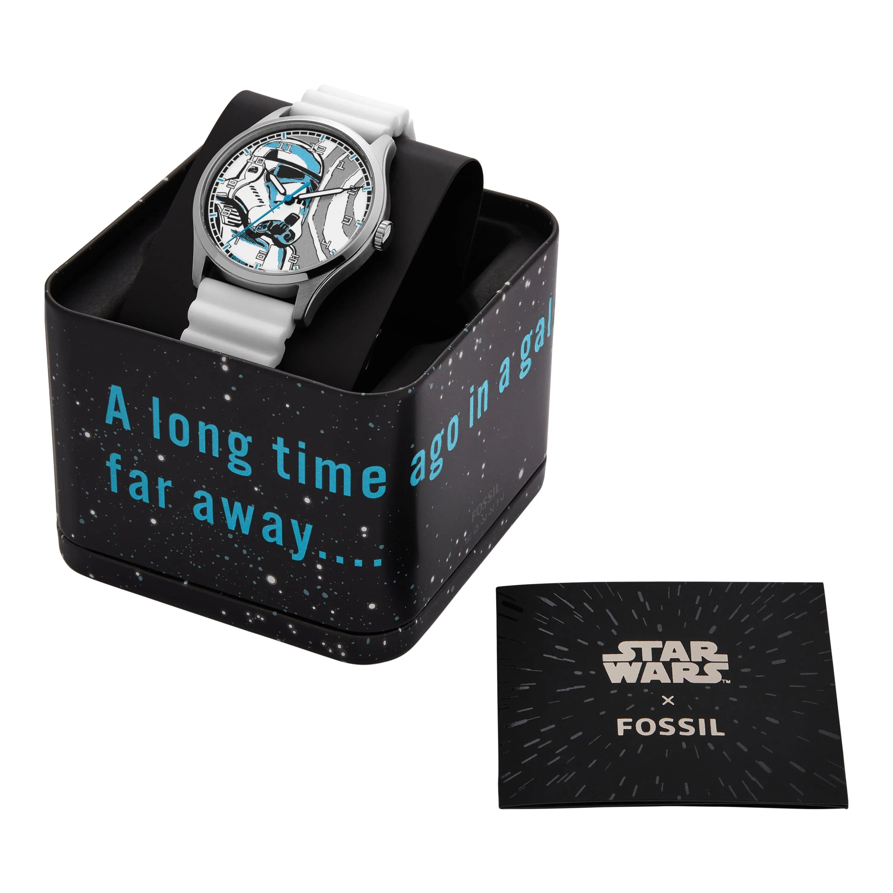 Fossil Special Edition Star Wars Stormtrooper Three-Hand White Silicone Watch SE1108