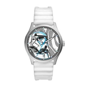Fossil Special Edition Star Wars Stormtrooper Three-Hand White Silicone Watch SE1108