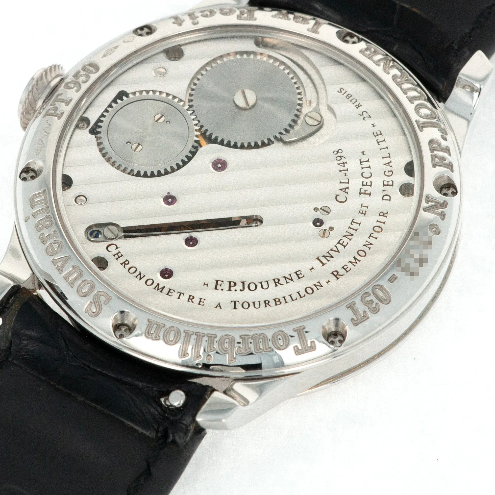 F.P Journe Platinum Tourbillon Remontoir dEgalite with Rose Gold Dial