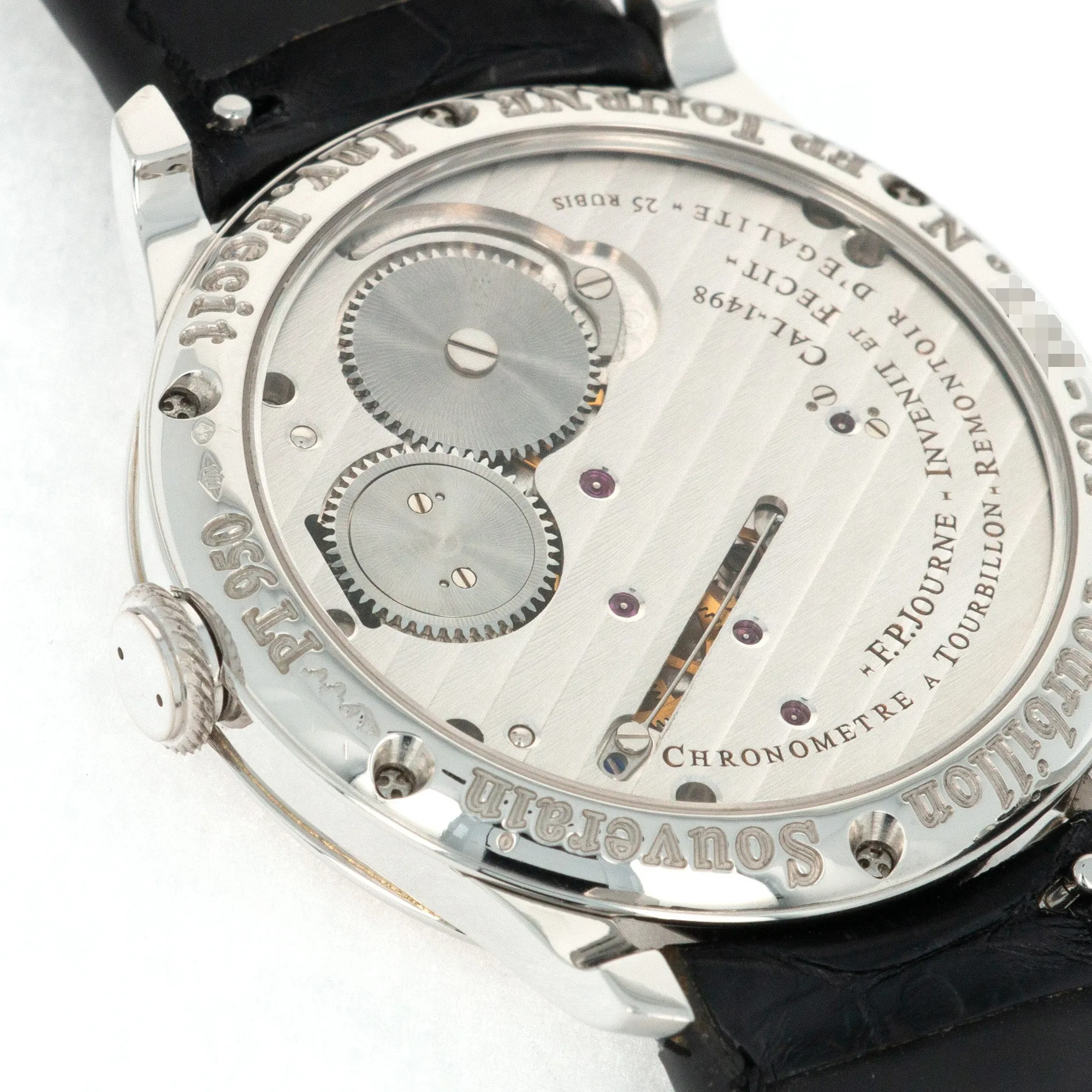 F.P Journe Platinum Tourbillon Remontoir dEgalite with Rose Gold Dial