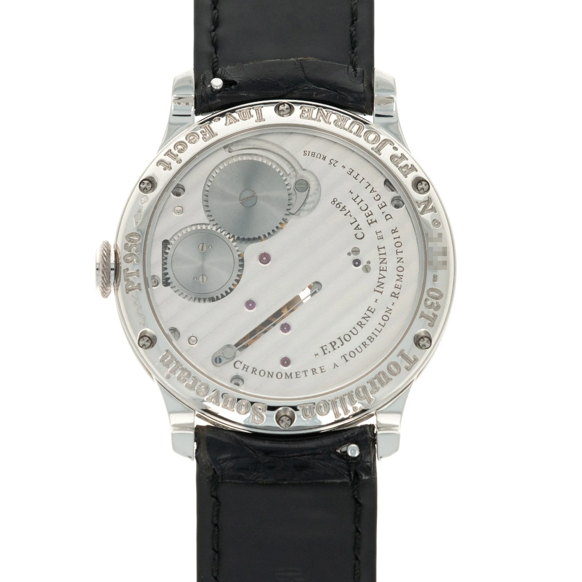 F.P Journe Platinum Tourbillon Remontoir dEgalite with Rose Gold Dial