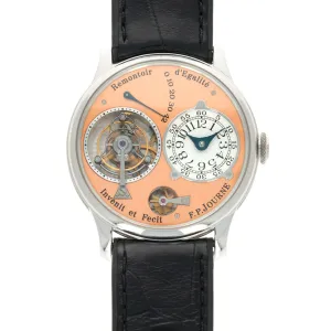F.P Journe Platinum Tourbillon Remontoir dEgalite with Rose Gold Dial