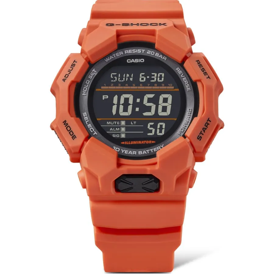 G-Shock Digital 10-Year Battery Orange Men's Watch GD010-4