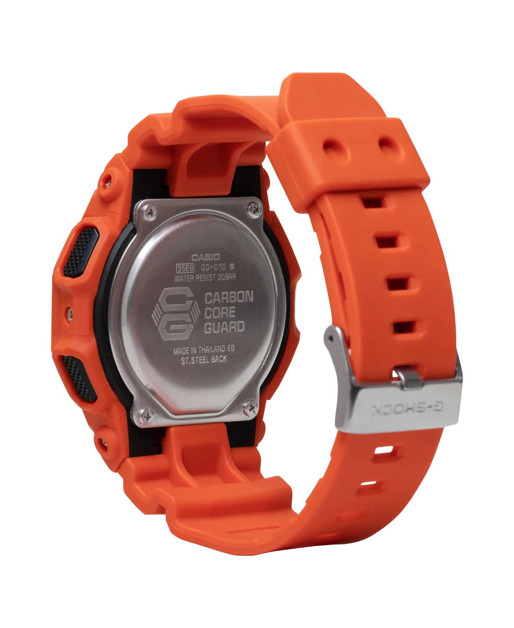 G-Shock Digital 10-Year Battery Orange Men's Watch GD010-4