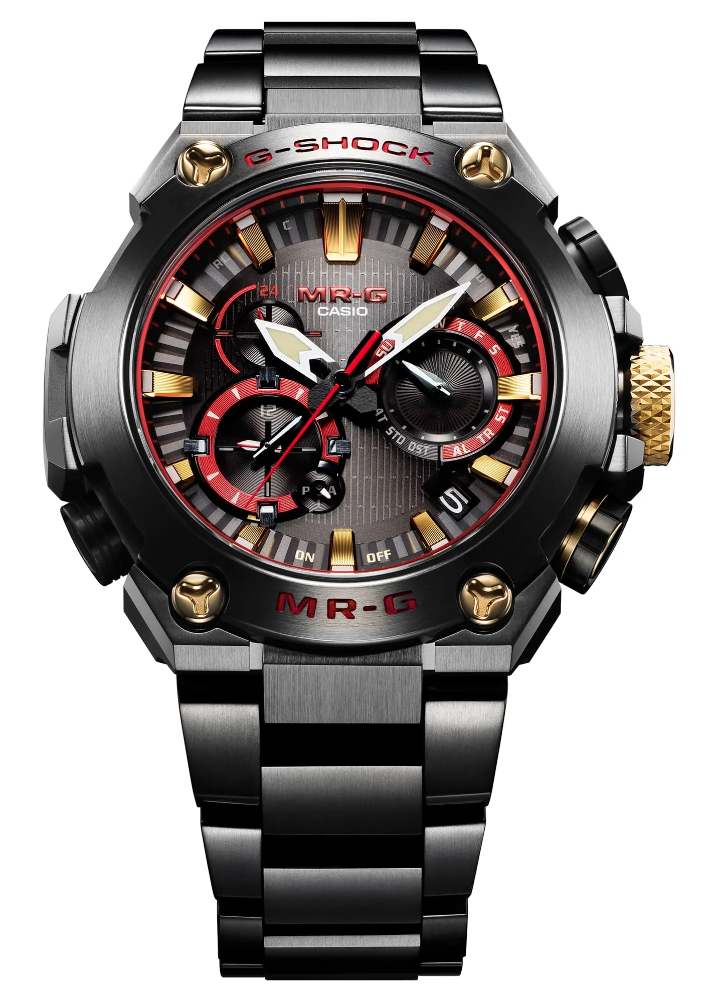 G-Shock MR-G Titanium DLC Red Accents Men's Watch MRGB2000B1A4