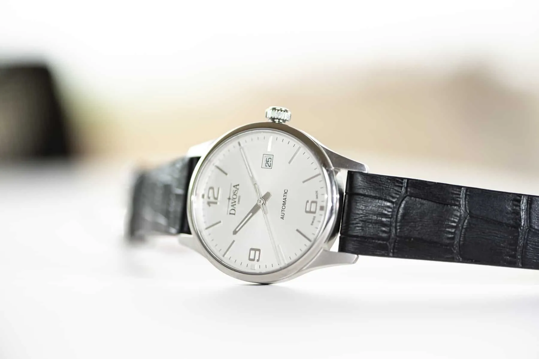 Gentleman Automatic 40mm White Black Executive Watch 16156614