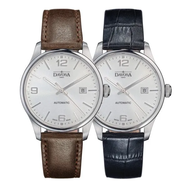 Gentleman Automatic 40mm White Black Executive Watch 16156614