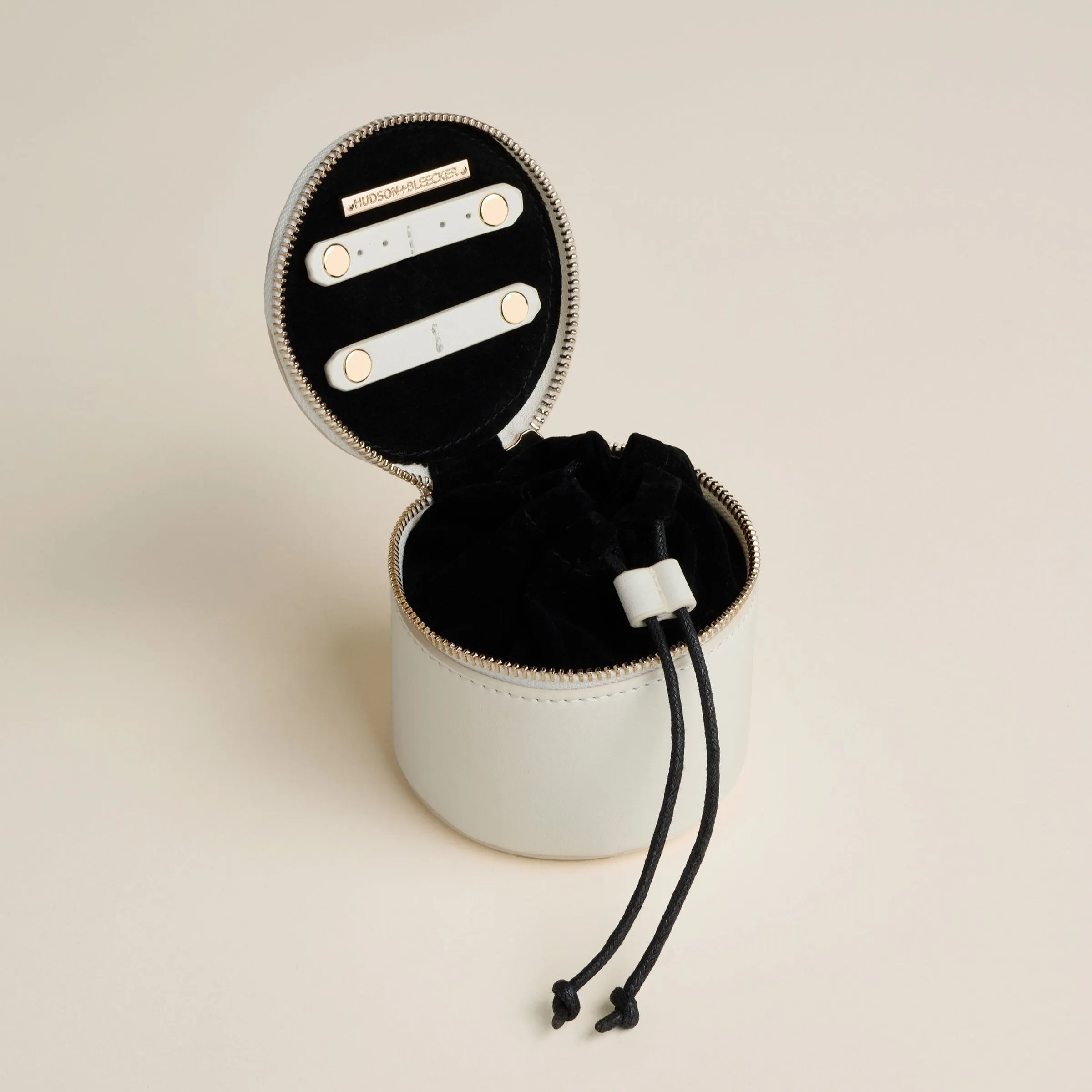 Globetrotter Jewelry Case - White Crocodile