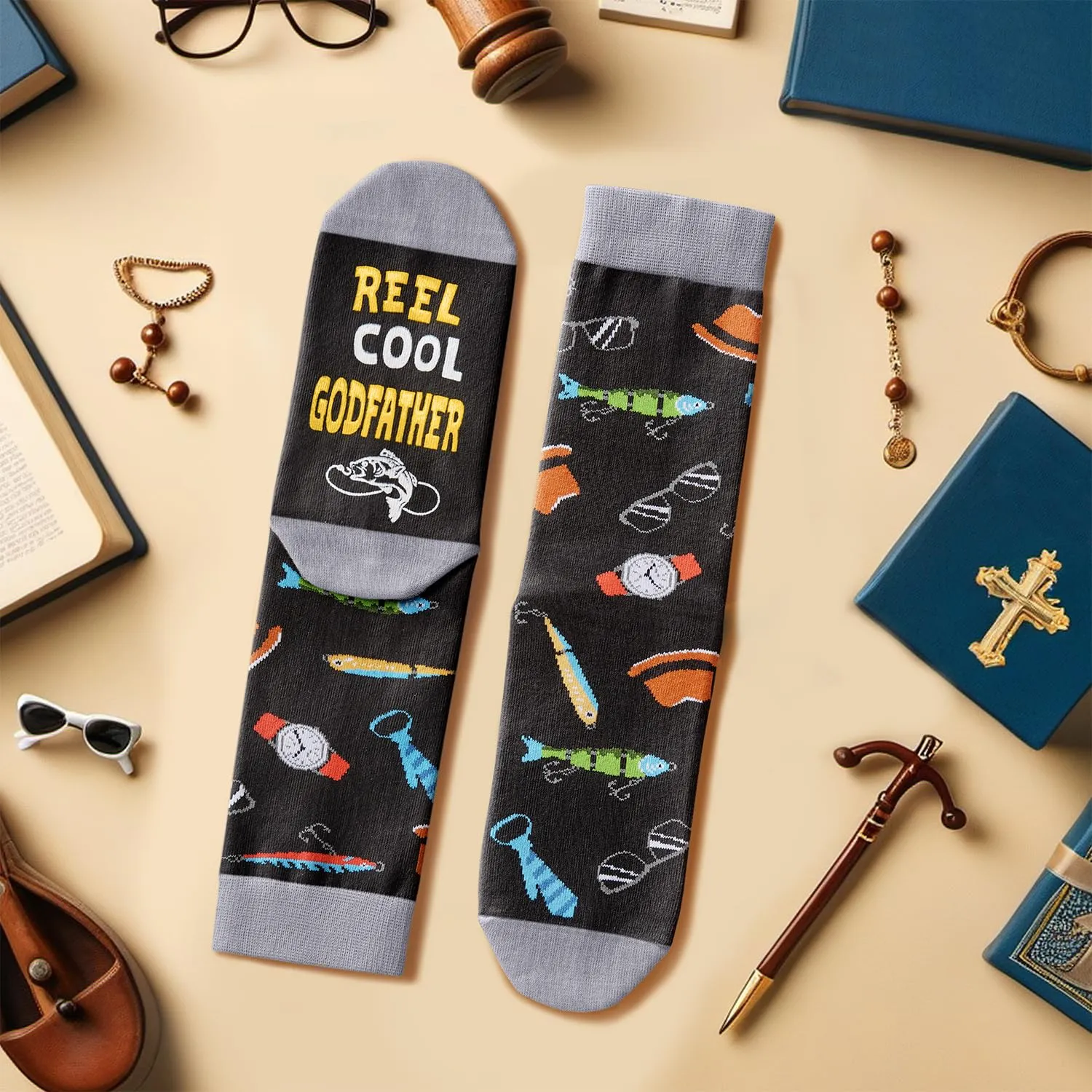 God father Gifts From Godchild - God Father Gifts For Men Uncle, Godfather Gifts From Godson Goddaughter, Godfather Socks Men