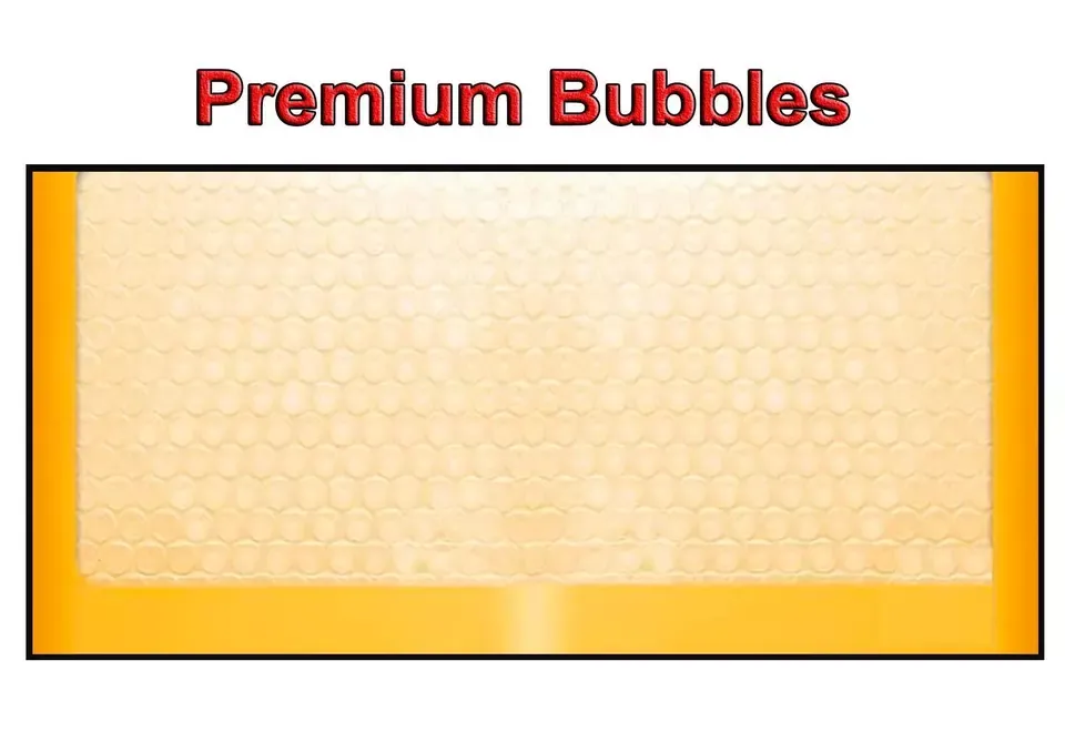 Gold Padded Bubble Envelopes Mail Bags - 50/250/500 Pack