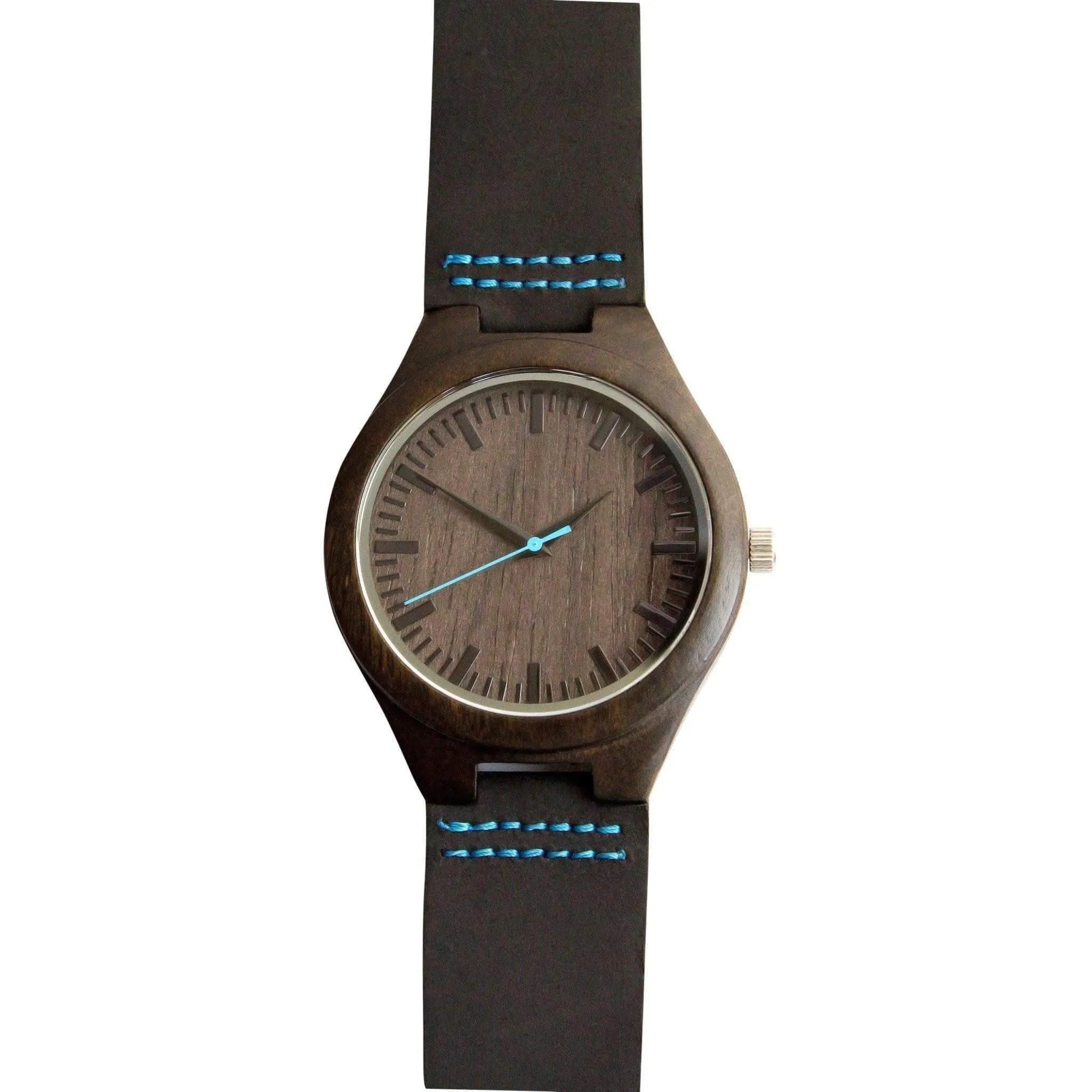 Groomsmen Set Of 12 Wooden Watches - Blue Energico