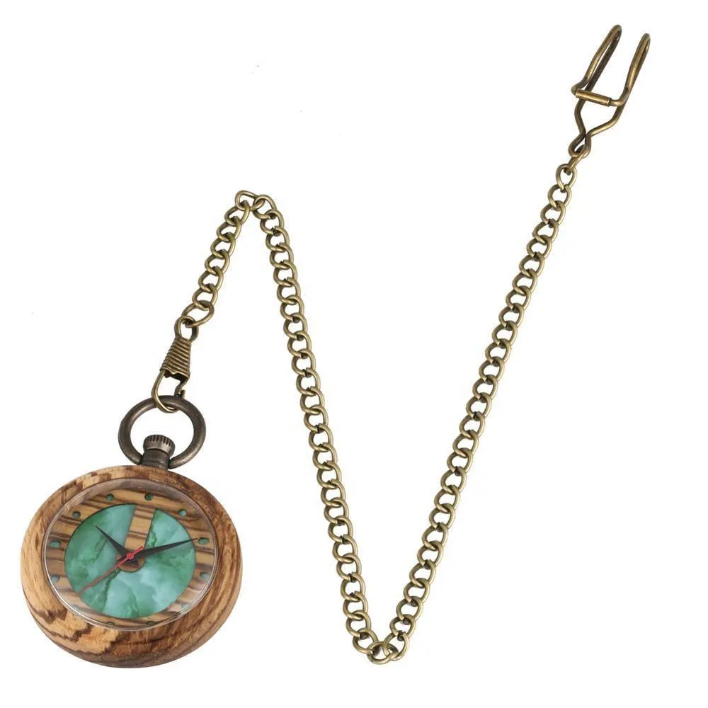 Groomsmen Set of 6 Wooden Pocket Watch | Arce