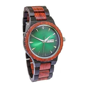Groomsmen Set of 6 Wooden Watch Red | Justo