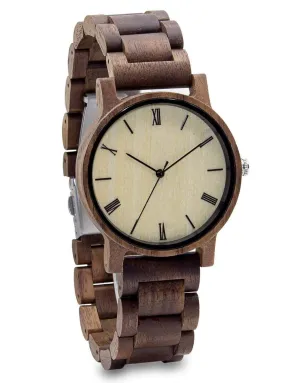 Groomsmen Set Of 7 Wooden Watches - Walnut Arce