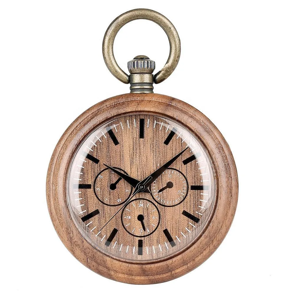 Groomsmen Set of 8 Wooden Pocket Watch | Perfecto