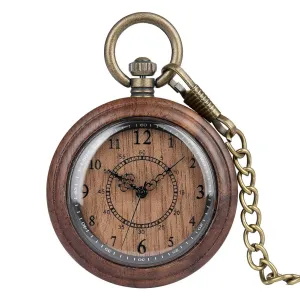 Groomsmen Set of 9 Wooden Pocket Watch | Clasico