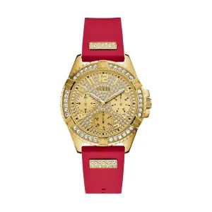 Guess Frontier Red Silicone Strap Women's Watch GW0045L2