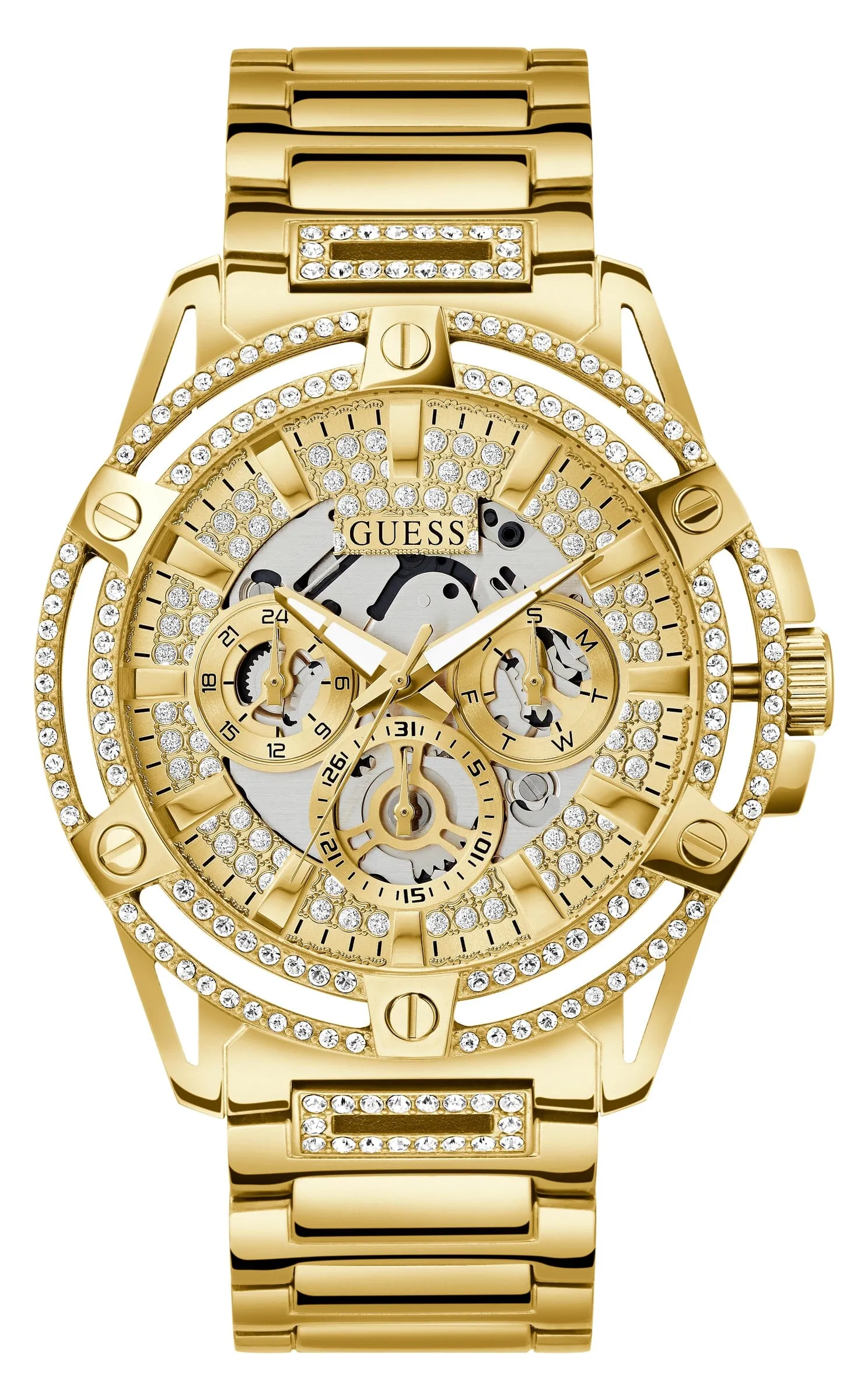 Guess King Gold Glitz Men's Watch GW0497G2