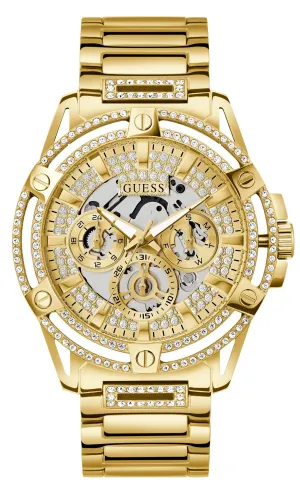 Guess King Gold Glitz Men's Watch GW0497G2