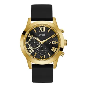 Guess Men's Watch Gold Tone Case Quartz