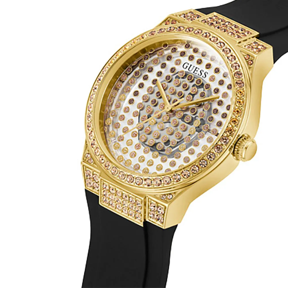 Guess Women's Watch Gold Tone Case Quartz