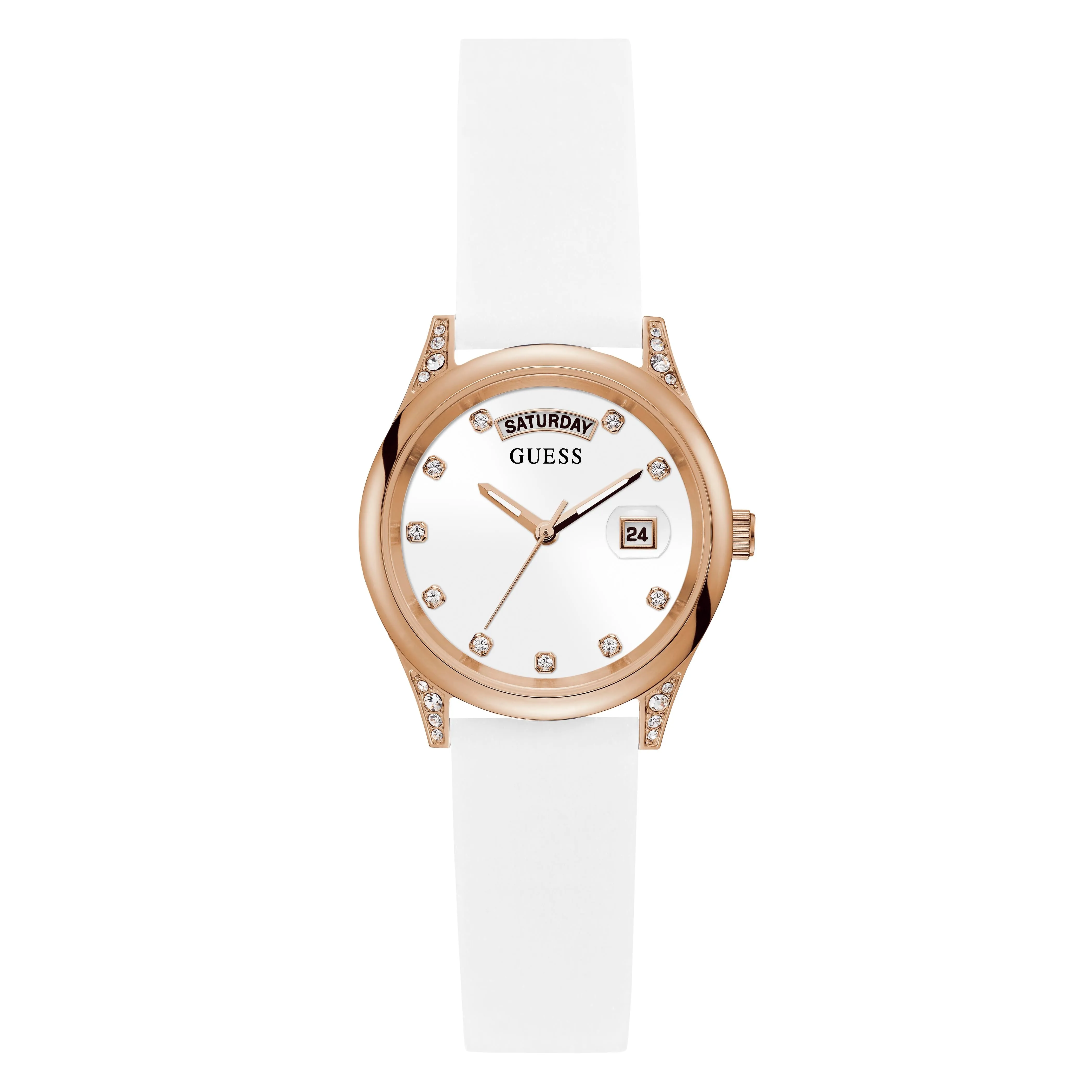 Guess Women's Watch Rose Gold Tone Case Quartz