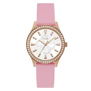 Guess Women's Watch Rose Gold Tone Case Quartz