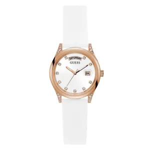 Guess Women's Watch Rose Gold Tone Case Quartz