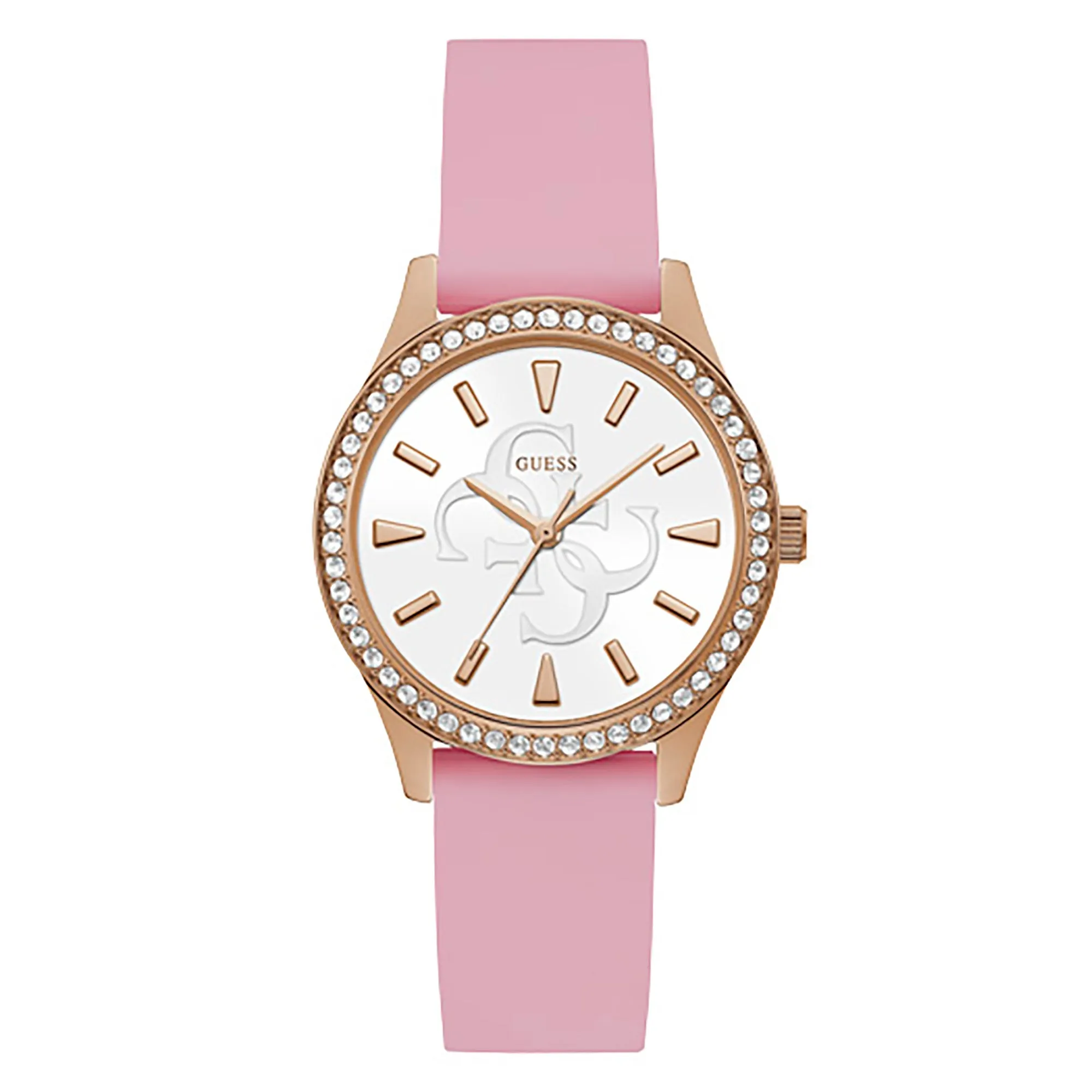 Guess Women's Watch Rose Gold Tone Case Quartz