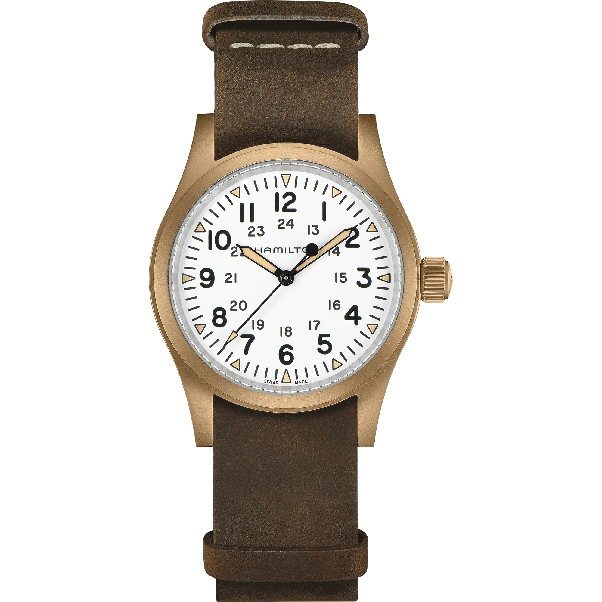 Hamilton Khaki Field Mechanical Bronze Case Men's Watch H69459510