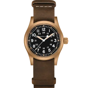 Hamilton Khaki Field Mechanical Bronze Case Men's Watch H69459530